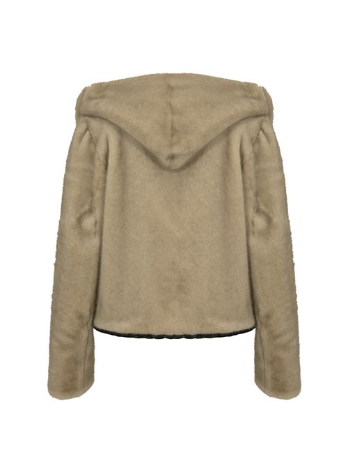 Giacca ECO036 in faux fur Grigio YES LONDON | ECO 036GRIGIO